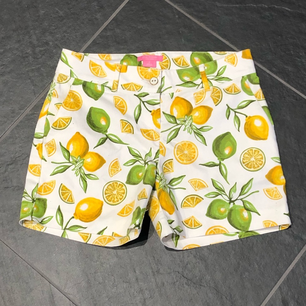 Isaac Mizrahi Lemon Shorts Size 6